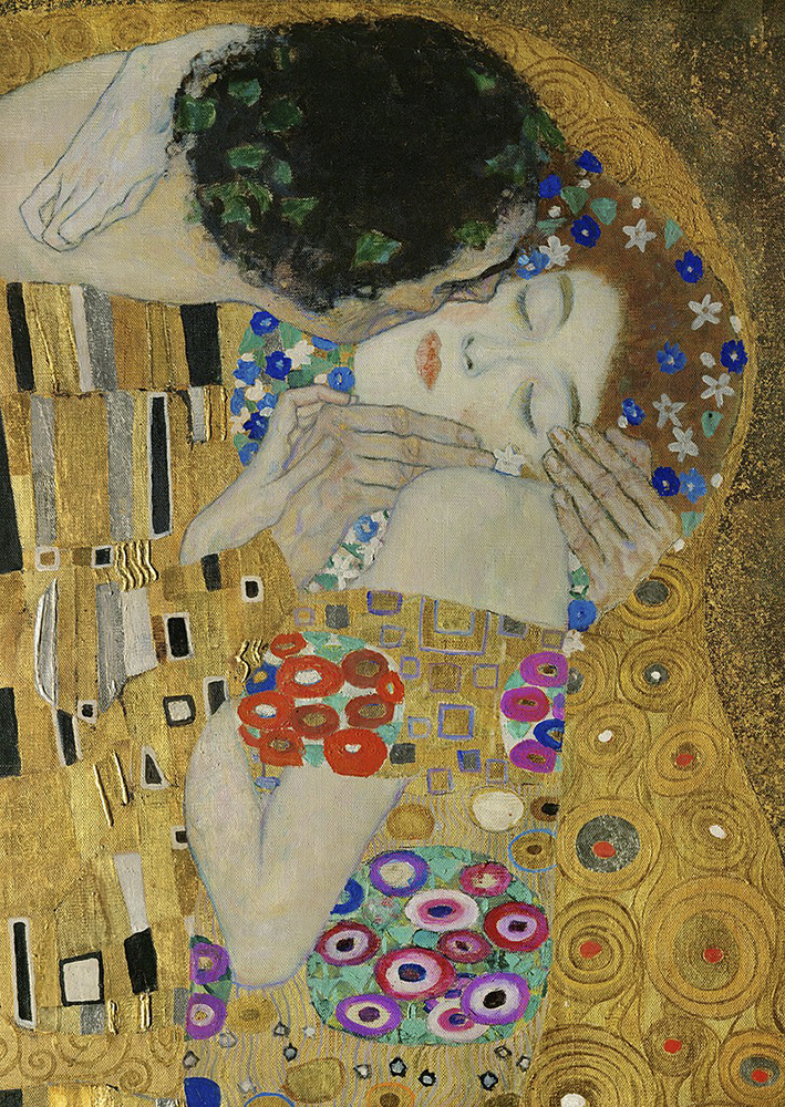 Gustav Klimt - Poljubac - Ulje na platnu 1908