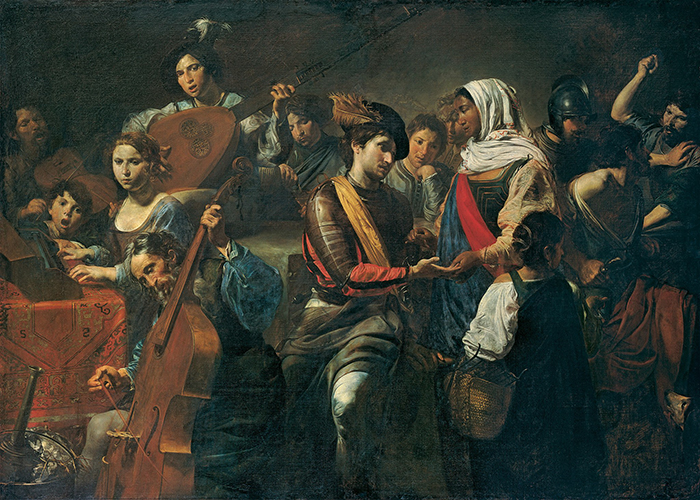 Velantin de Boljon - Muzičari i gatara 1631